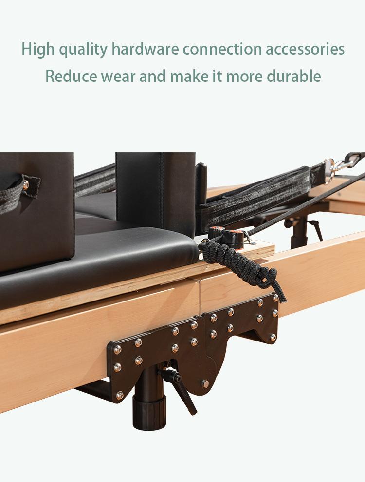 Lit Pliant Pilates Équipement de Fitness Studio de Yoga Salle de Sport Machine Reformeur Pilates Échelle Club Privé Maison Musculation Exercice