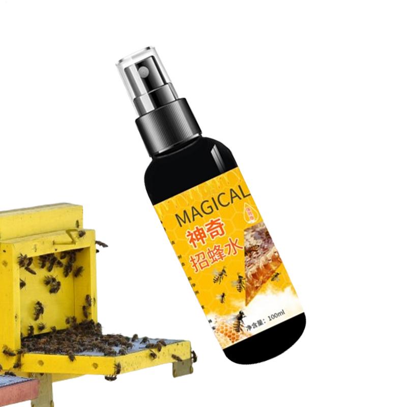 Multipurpose Bee Attractant Spray Natural Bait For Carpenter Bees 100ml Effective Bee Attractant Spray User-Friendly Bee Lures