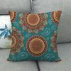 Circular Geometric Pattern Digital Printing Short Plush Pillow Covers For Car Sofa Office Cushion Cover Home Goods