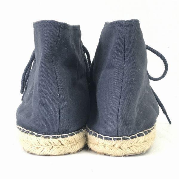 F-TROUPE Canvas Chukka Boots 26 Navy