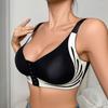 Sutien Push-up cu nasturi în față de mărime mare pentru sâni mici Confortabil și confortabil cu o funcție push-up pentru a preveni lăsarea și a îmbunătăți spatele