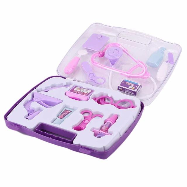 New Pretend Doctor Toys Kids Educational Doctor Case Toy Set Child Medical Kit Doctor Case Juguetes Nurse Roleplay Toy Set Gifts