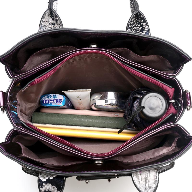 SCIONE Borse Borsa a tracolla di grande capacità con tracolla in pelle modello moda