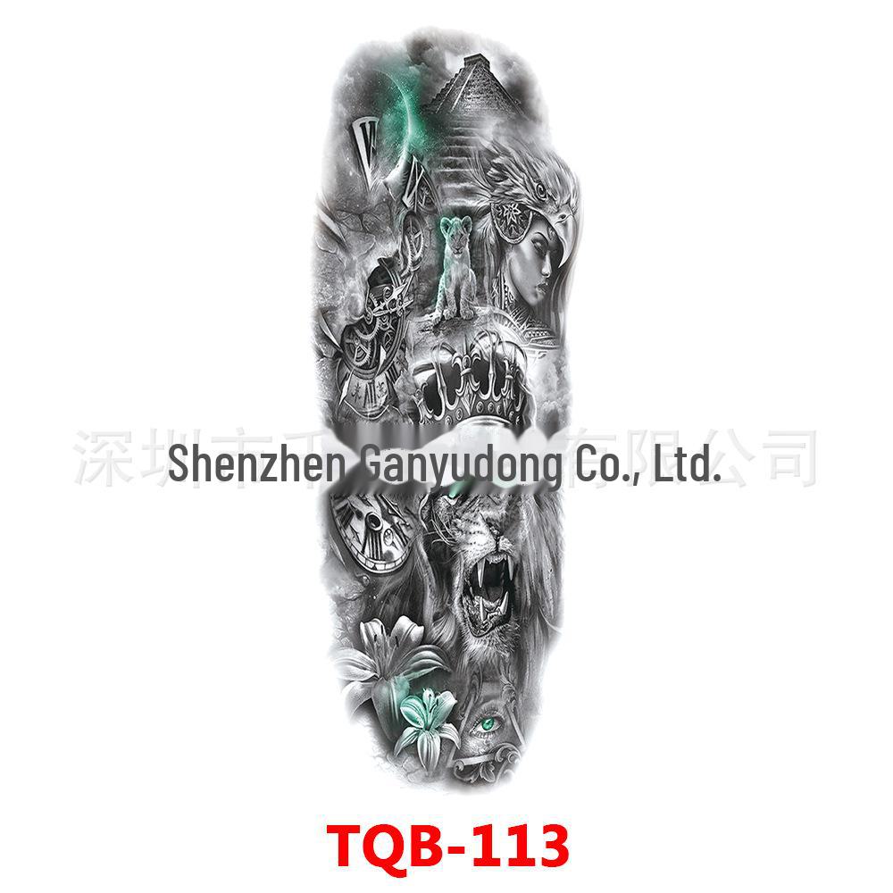 Wasserdichte Große Blume Arm Tattoo Transfer Aufkleber