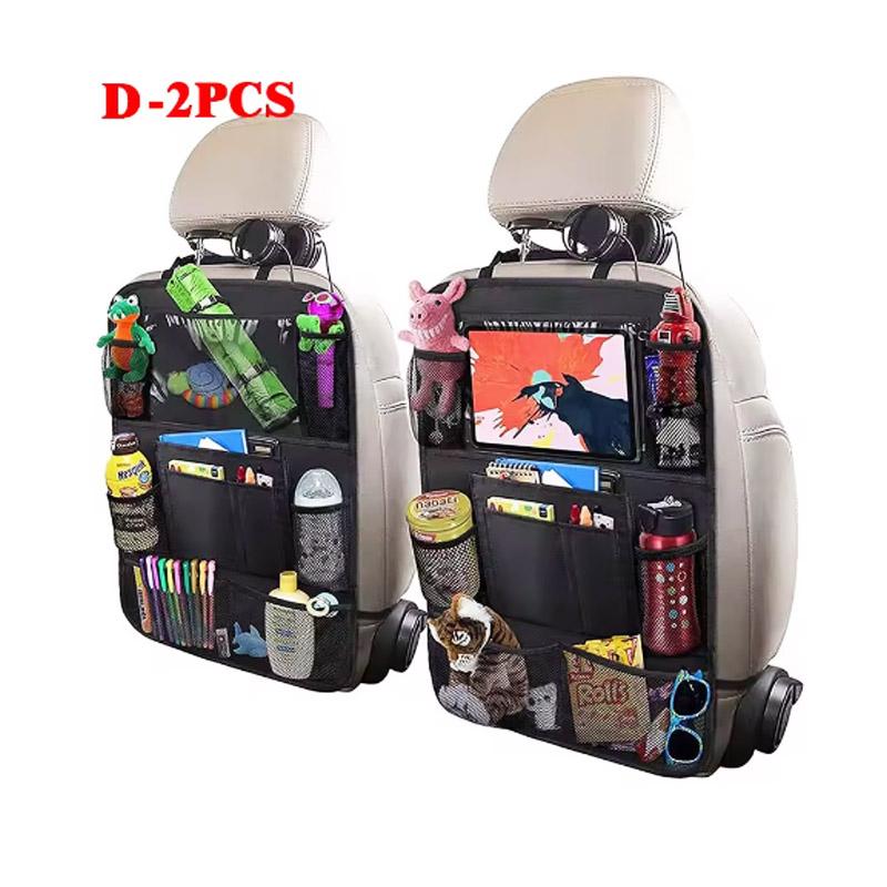 Car Seat Back Storage Bag Multi-Pocket Organizer Auto Seat Back Hanging Bag Universal Car Interior Accessories for SUV Sedan