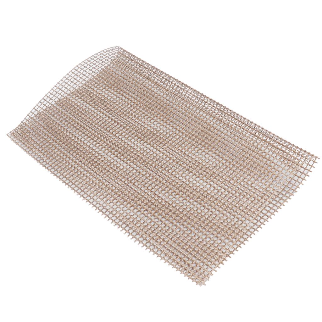 Covoraș multifuncțional antiaderent pentru grătar în aer liber, calitate alimentară, pentru grătar, grătar în aer liber(Maro 30x40cm )