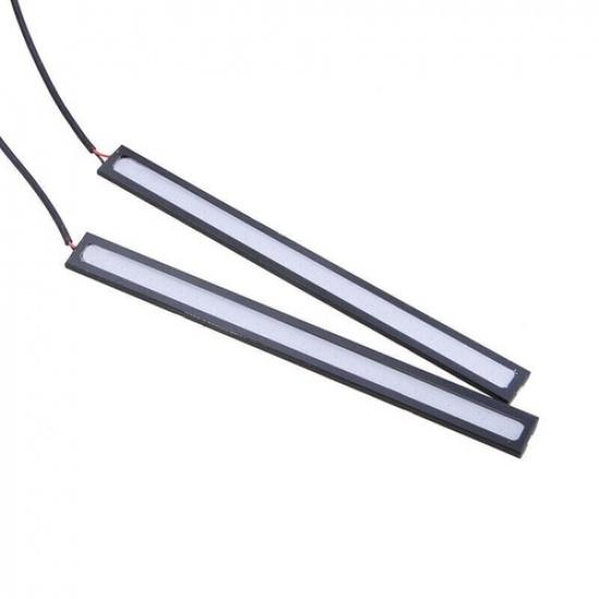 Blue DRL COB LED Strip Light Bar 12V For Camping Caravan Boat Car Waterproof