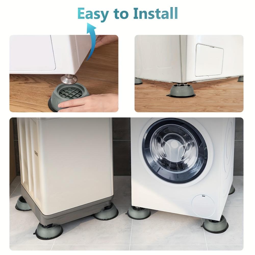 8 buc. covorașe de podea pentru mașina de spălat, covorașe antivibrații și antiderapante pentru mașini de spălat și uscătoare - protejează podeaua și reduc zgomotul