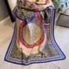 Cashew Flower Fashion Shawl Spring And Summer Imitation Silk Decorative Scarf Women'S Retro Temperament Outer Decorative Scarf