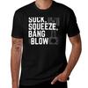 Suck Squeeze Bang And Blow Dark Edition Tshirt Simple Line Art Print Tee