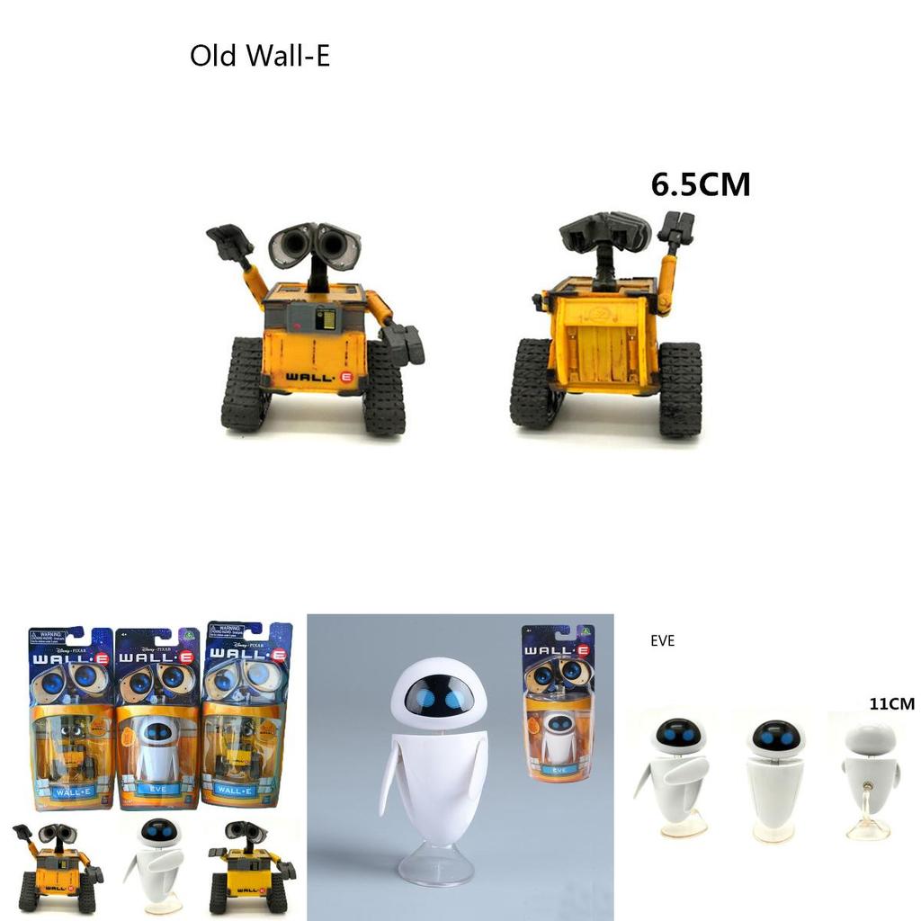 Adorable Wall-e Eve Mini Robot Action Figures Kids Gift Toy For Collectors
