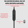 Universal 3.5mm Plug Wired In-ear Earbuds Portable Wire Control Mobile Phone Gaming Headset With