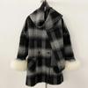 OFTBUY New Winter Women Coat Real Natural Fox Fur Cuff Turn-down Double-faced Woolen Blends Jacket Thick Warm Casual Overwear