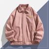 Autumn American Vintage Embroidered Jacket Men's Spring and Autumn Leather Jacket Lapel Motorcycle Leather Jacket South East Asia