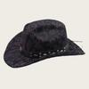 Premium European and American Jazz Hat Top Hat Halloween Party Dark Skull Hat Western Cowboy Hat