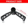 Universal Heavy Duty Aluminum Adjustable 25mm Ball Base Mount Suitable For Motorcycle Fork Stem Device Holder Accessory