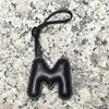 26 Initials Leather Alphabet Key Chain Genuine Sheepskin Car Pendant  Ladies