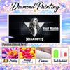 Megadeth 5D DIY Diamond Painting Custom Name Text, Full Drill Rhinestone Mosaic Art Home Gift