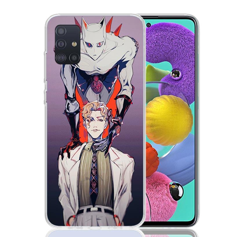 JoJo Adventure Killer Queen Phone Case For Samsung Galaxy A52 A32 A22 A12 A02S A50S A30S A51 A31 AA71 Note 20 Ultra 10 S10 Plus
