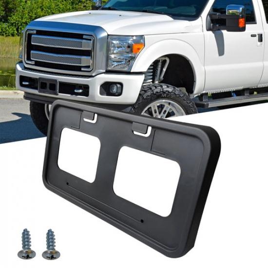Front License Plate Frame Bracket Holder Mount For 11-16 Ford F250 F350 F450