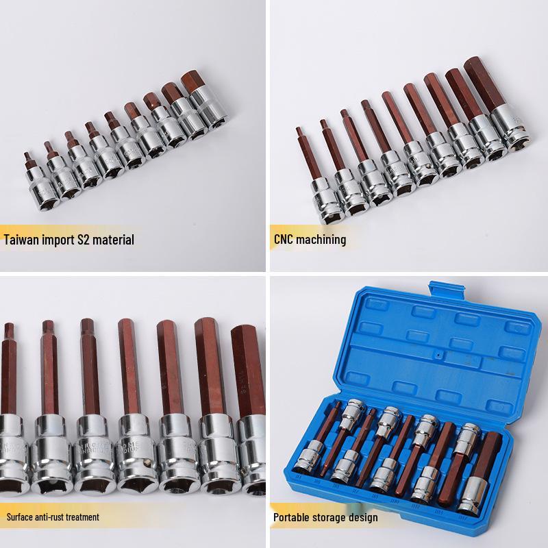 Imperial 1/2" Pneumatic Hex Socket Wrench Bit Driver Screwdriver