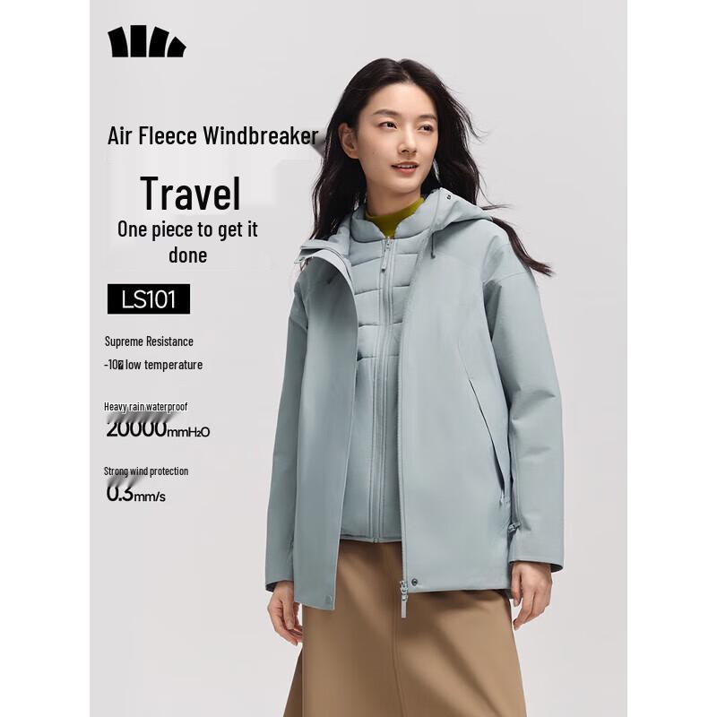 

Женская куртка-дождевик Beneath the Banana с отстегивающейся подкладкой из флиса Air S