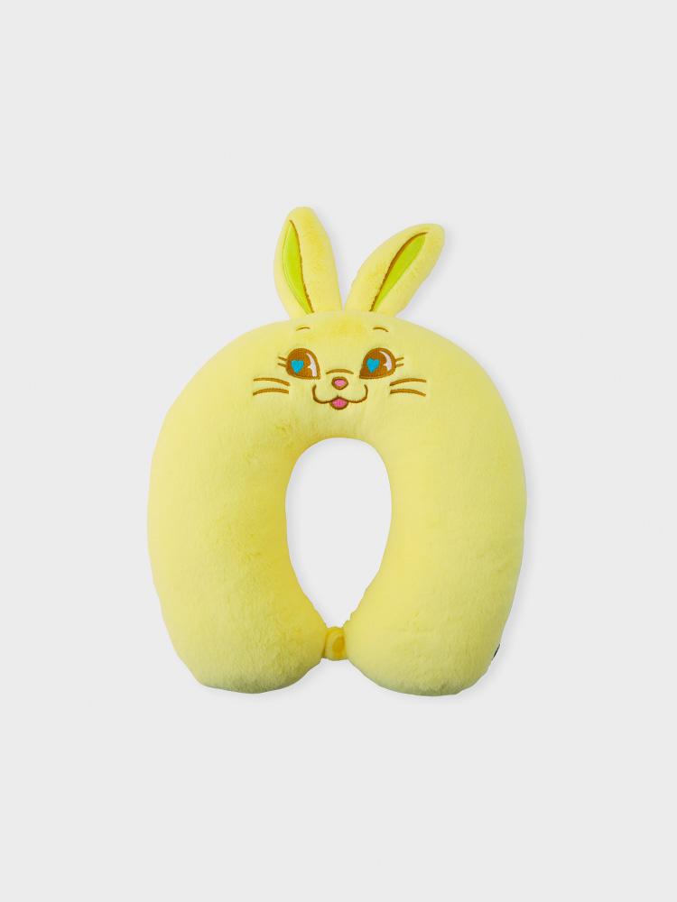 TOKKI Soft Plush Neck Pillow (YELLOW)