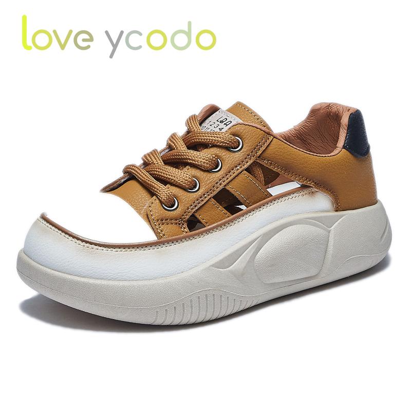 Women's and Girls' Student Summer Breathable Sneakers Platform Elevation Casual Shoes