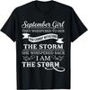 September Girl They Whispered To Her You Can't Birthday T-Shirt Unisex T-Shirt