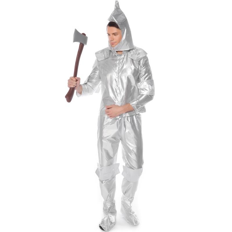 Halloween Wizard of Oz Cosplay Robot, Tin Man Tin Man Performance Costume, Men's Adult Performance Costume