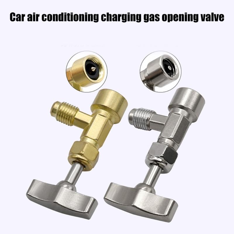 For Car Air Conditioning Refrigerants Open Auto Can Tap Valves Bottle Opener Leakproof Charging Tool for Service Station
