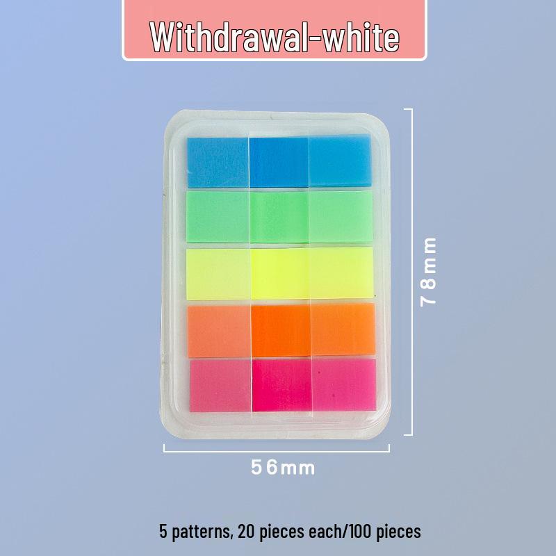 Triangle & Round Segmented Pull-out Strong Adhesive Sticky Notes for Memos