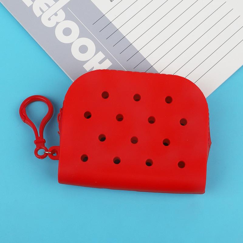Cartoon Solid Color Silicone Hole Bags And Coordinates Cute Waterproof Bags