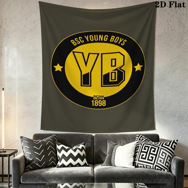 Bsc Young Boys Wall Tapestry Aesthetic Wall Hanging Printed Fabric Blanket Decorative Tapestries for Bedroom Living Room Home Decor