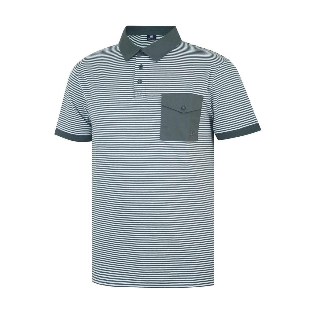 Giorgio Mens Striped Polo Shirt