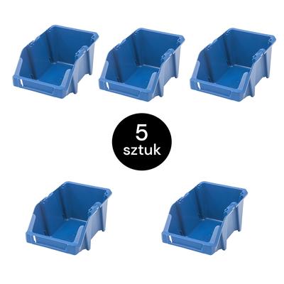 Mega-M Lagerbehälter Werkstattwanne M Kunststoff 200x300x130 mm blau (Packung mit 5) N.