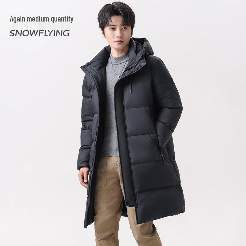SNOWFLYING Men s 2024 Mid-length Thickened Down Jacket L