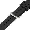 CREPHA Watch Strap 20mm Urethane Resin Strap Easy to Attach Tool Included Black Diver Type (Klepha) KU-18