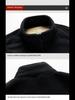 Men's Large-Size Polar Fleece Vest - Thick, Warm, Stand Collar for Spring & Autumn.