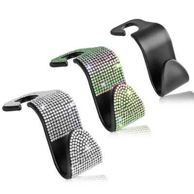 Diamond-Studded Car Seat Backrest Storage Hook Fashion Creative Multifunctional Hook