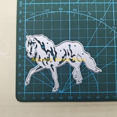 F26C Steed Horse Metal Cutting Die Animal Die Cuts Embossing Mould Template for DIY Paper Art Crafts Scrapbooking Album Decor