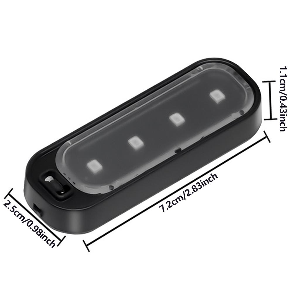 Universal Car Door Decoration Welcome Light Car LED Door Light USB Charging Wireless RGB Safety Anti-collision Signal Lamp