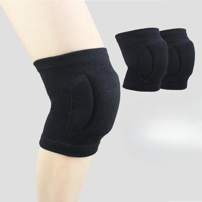 1 Pair Sports Knee Pads Soft Breathable High Resilience Thick Sponge Knee Protection for Dance Yoga Volleyball Workout