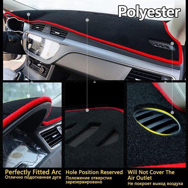 For Alphard Vellfire 30 AH30 2015~2022 Dashboard Cover Pat Dash Board Mat Carpet Dashmat Car Interior Sunshade Protect