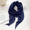 Stylish Triangle Scarf Women Cotton Linen Scarves Solid Color Scarves All-Match Decorative Small Shawl Korean Version Shawls