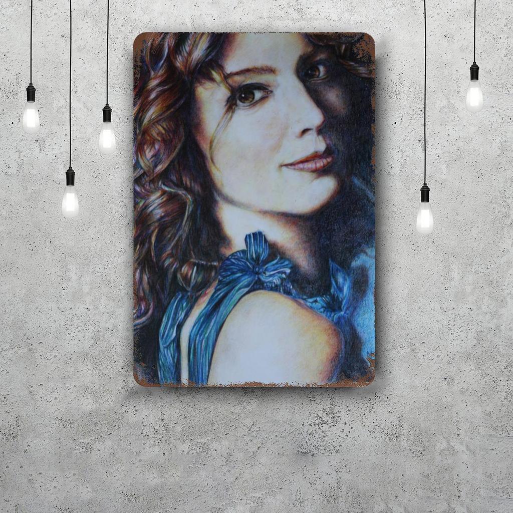 Sarah McLachlan Decor Poster Vintage Tin Sign Metal Sign Decorative Plaque for Pub Bar Man Cave Club Wall Decoration