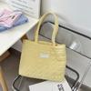 Tote Bag With Heart Pattern And Cotton Lining For Daily Use