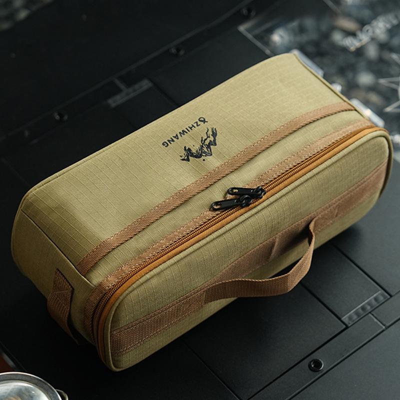 Outdoor Camping Tableware Storage Bag Large Capacity Cutlery Pouch Multi-Functional Portable Picnic Bags Waterproof Handbag