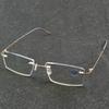 Clara Vida Shallow Gold Titanium Alloy Rimless Multi-Layers Coated Antireflective Reading Glasses +1 +1.5 +2 +2.5 +3 +3.5 +4