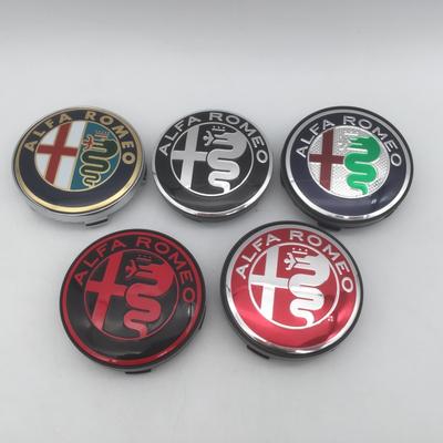 4 stuks 56mm 60mm 68mm Voor 147 156 159 Auto embleem Wielnaaf Centerkap Badgehoezen sticker Decals Styling